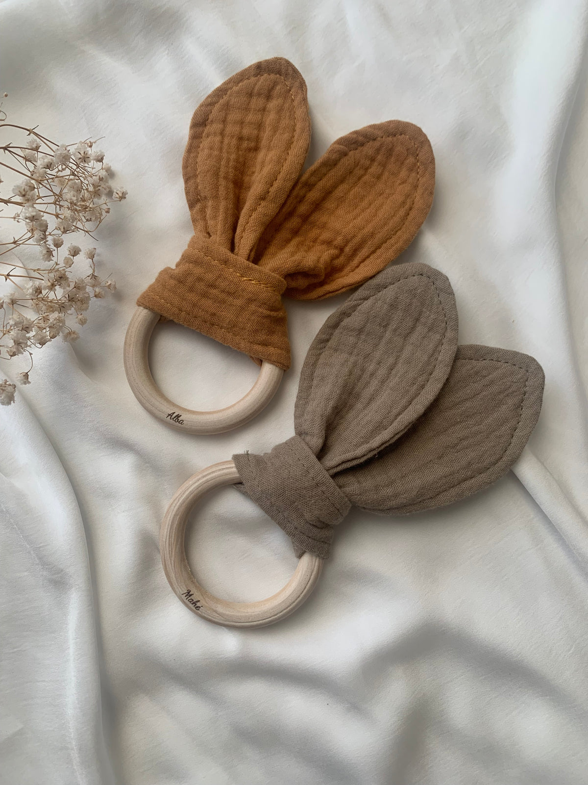 Anneau bébé beige