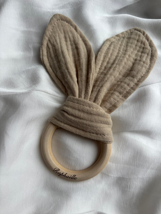 Anneau bébé beige