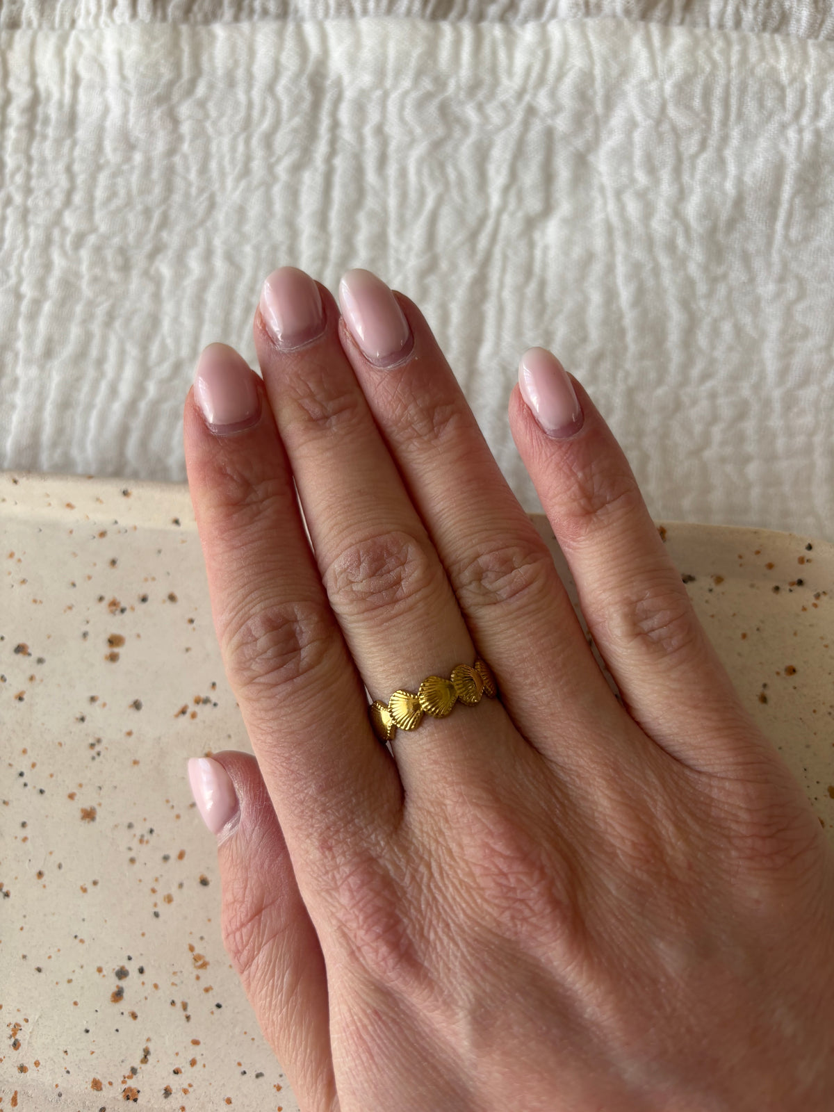 Bague coquillage